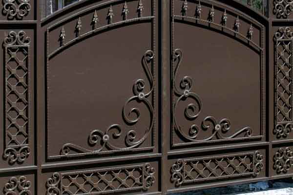 Ворота кованые